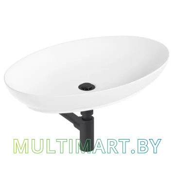 Умывальник Lauter 21571 (клапан 21190B + сифон 21635B, черный матовый) картинка 7